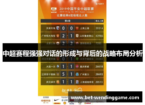 中超赛程强强对话的形成与背后的战略布局分析